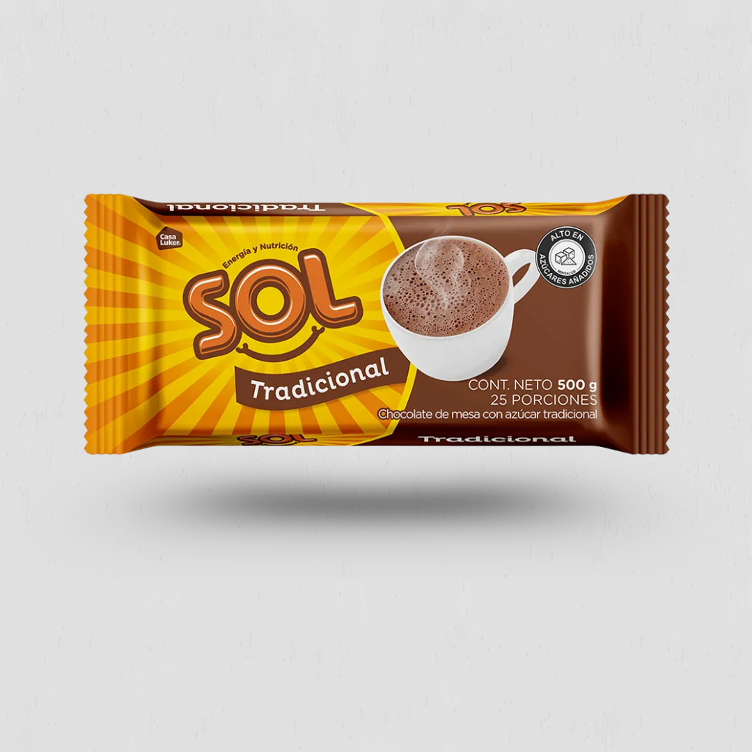 Chocolate Tradicional Sol Azuc
