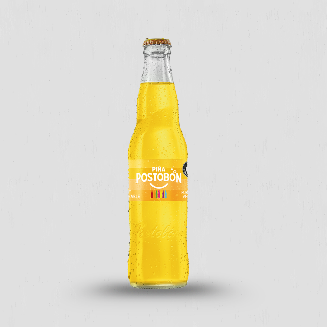 Postobon Pina Glass