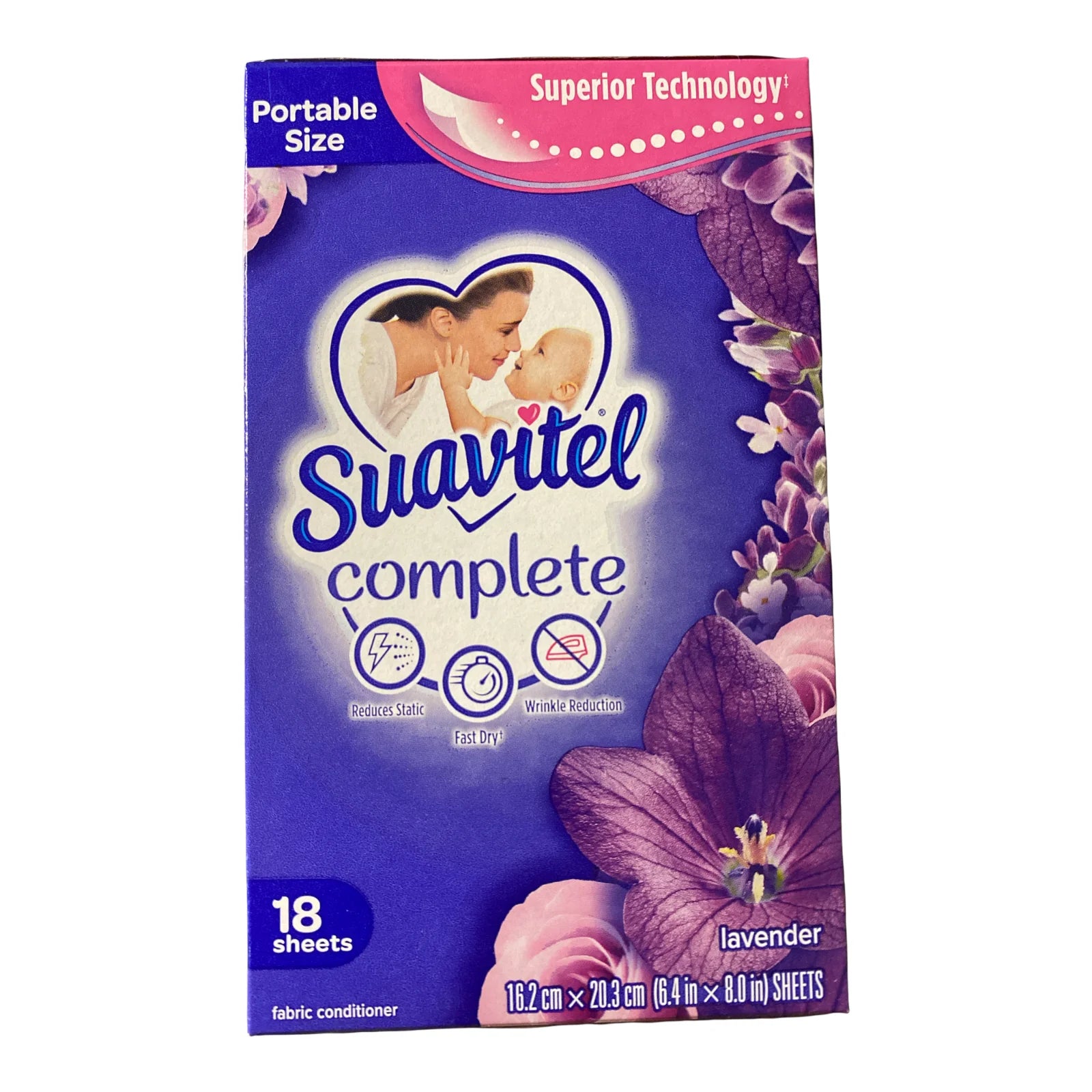 Suavitel	Fabric Sheet Lavender