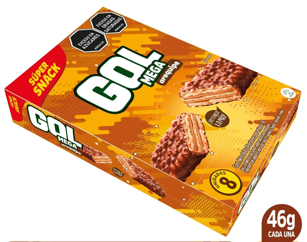Chocolatina Gol Arequipe x8 unid