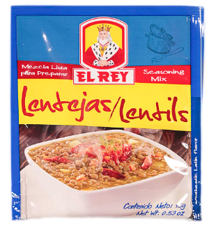 Condimento El Rey Lentejas Uni