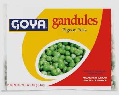 Green Pigeon Peas Fronze 14oz
