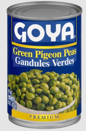 Green Pigeon Peas Peas 15oz