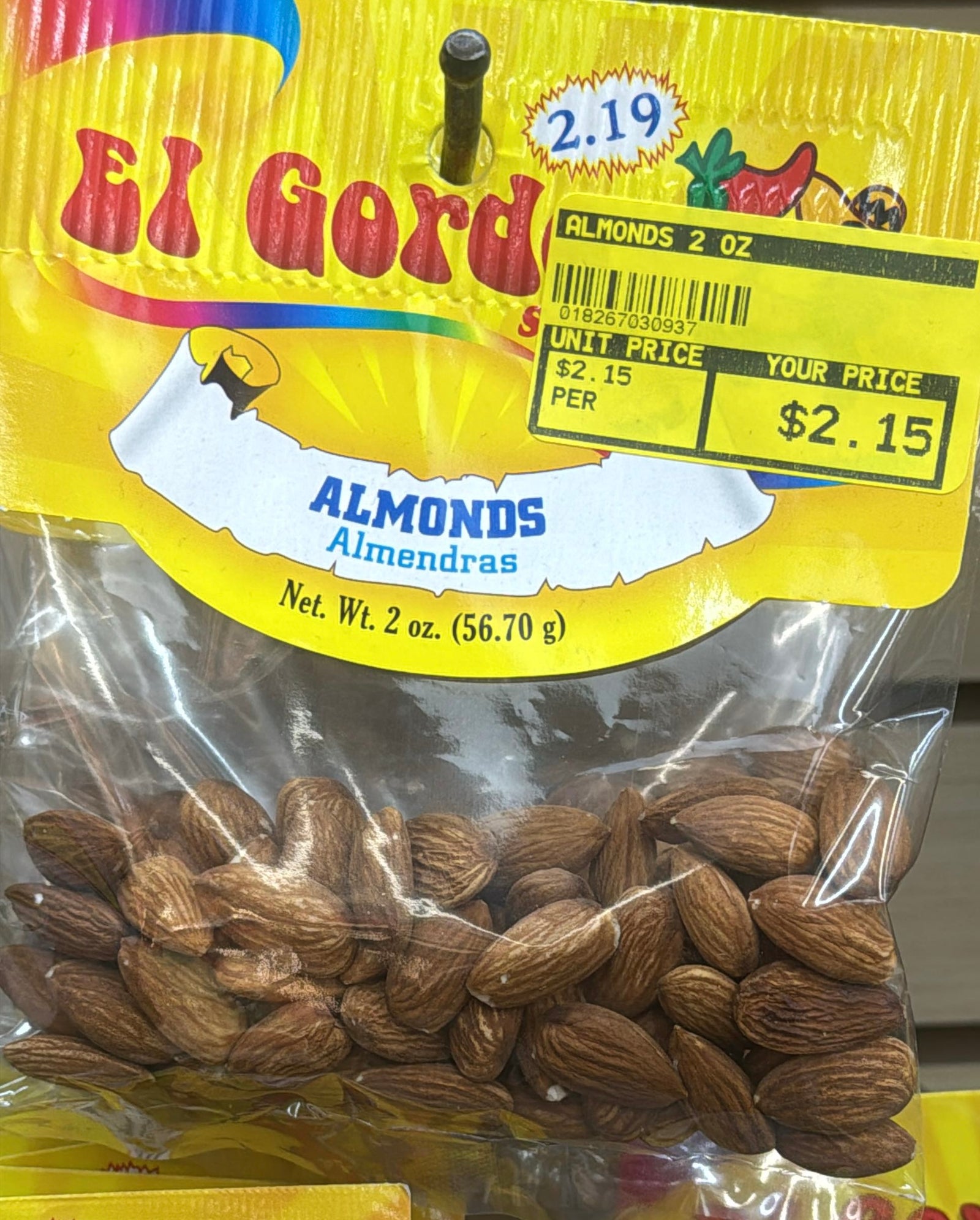 Almonds 2 oz
