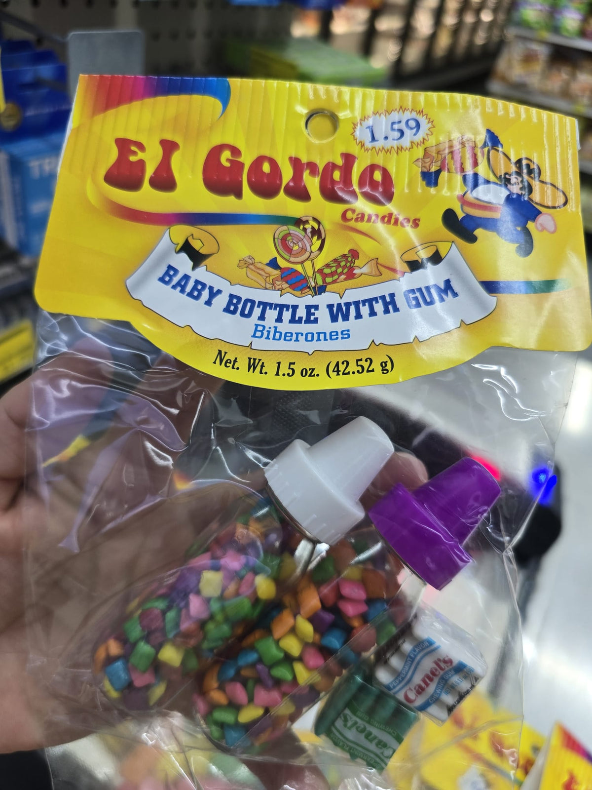Baby bottle with gum 1.5 oz
