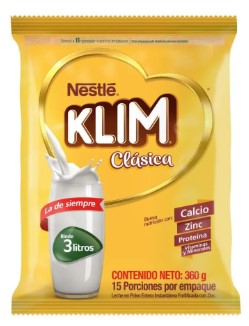 Leche Klim 360 grs