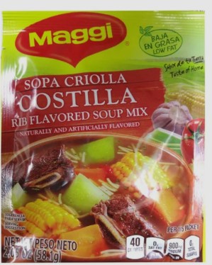 Maggi Sopa Criolla Costi 2,05o