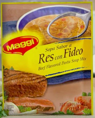 Maggi Sopa de Res con Fideos