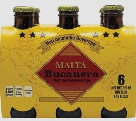 Malta Bucanero 6 pack 7oz