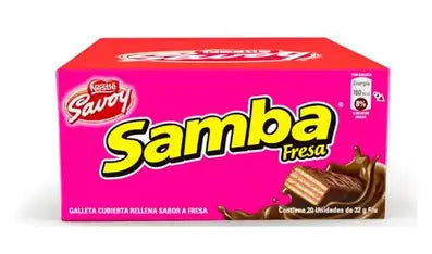 Samba Fresa Wafer x 20 unit