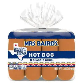 Mrs Bairds hot dog