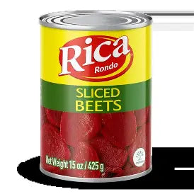 Sliced Beets Rica Can 15 oz