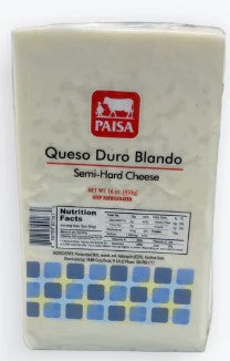 Queso Duro blando 16oz PAISA