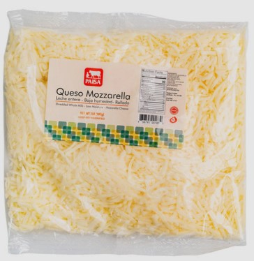 Queso Mozzarella Shredded 2 lb