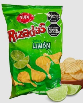 Rizada Papa Limon 117grs