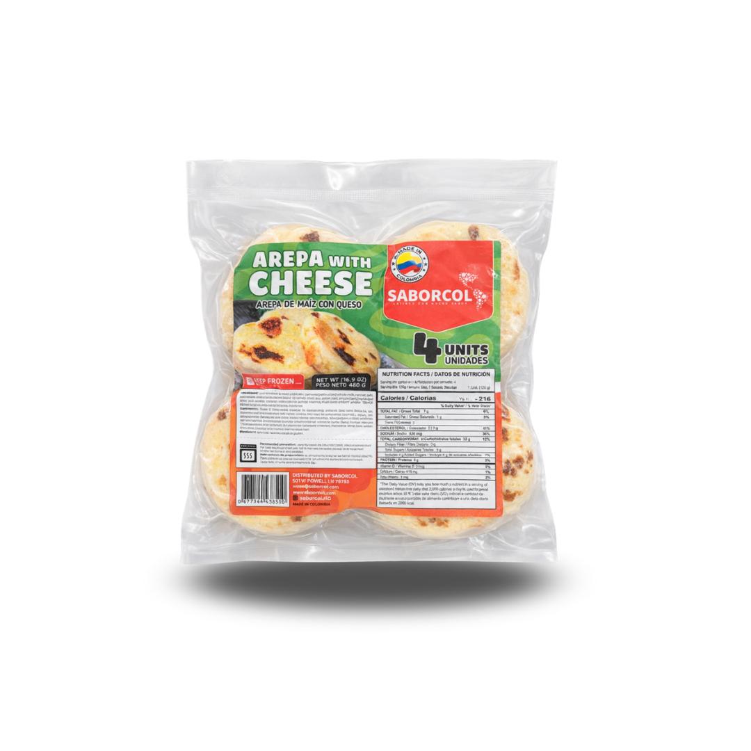 Arepa de Queso SaborCol x4 uni