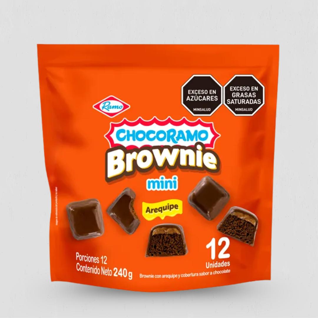 Choco Brownie Mini Arequipe 12 unid