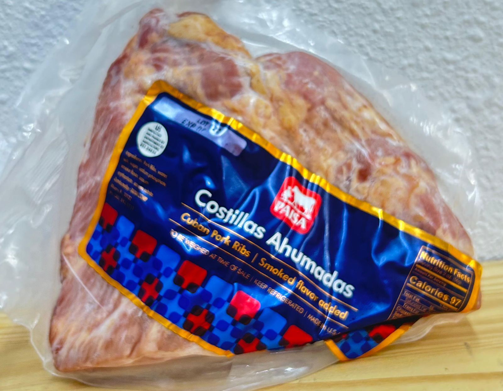 Costillas Ahumadas Paisa 1 Libra
